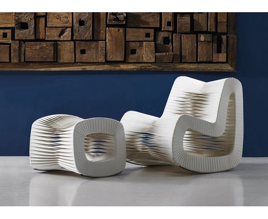 Кресло Phillips Collection Seat Belt Rocking Chair, фото 11