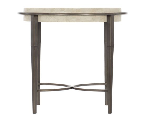 Приставной столик Bernhardt Barclay Metal Round Chairside Table, фото 1