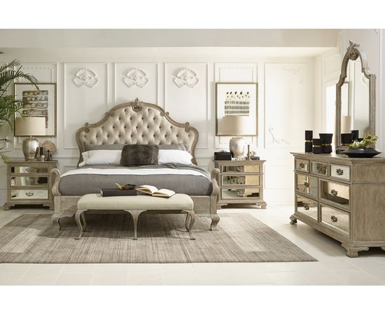 Двуспальная кровать Bernhardt Campania Upholstered Panel Bed, фото 5