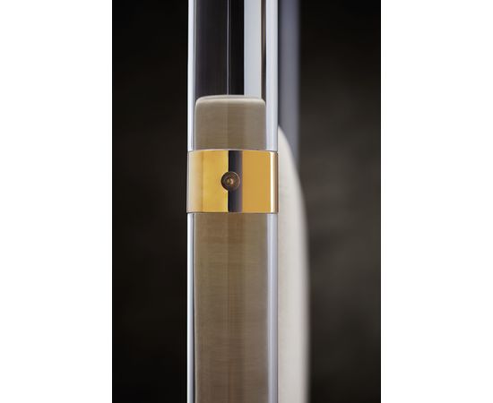 Двуспальная кровать Bernhardt Aiden Acrylic Canopy Upholstered Bed, фото 7