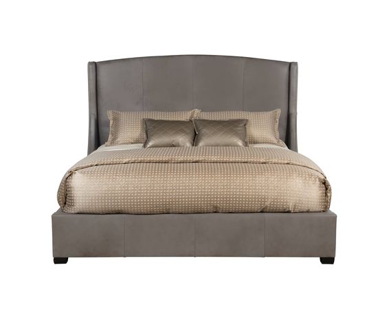 Двуспальная кровать Bernhardt Cooper Leather Wing Bed, фото 1
