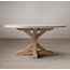 Restoration Hardware Salvaged Wood &amp; Weathered Concrete X-Base, фото 1