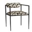 Стул с подлокотниками Arteriors Barbana Chair Ocelot Embroidery, фото 1