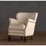 Кресло Restoration Hardware Professor's Upholstered Chair With Nailheads, фото 1