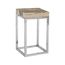 Приставной столик Phillips Collection Onyx Side Table, Stainless Steel Base, фото 1