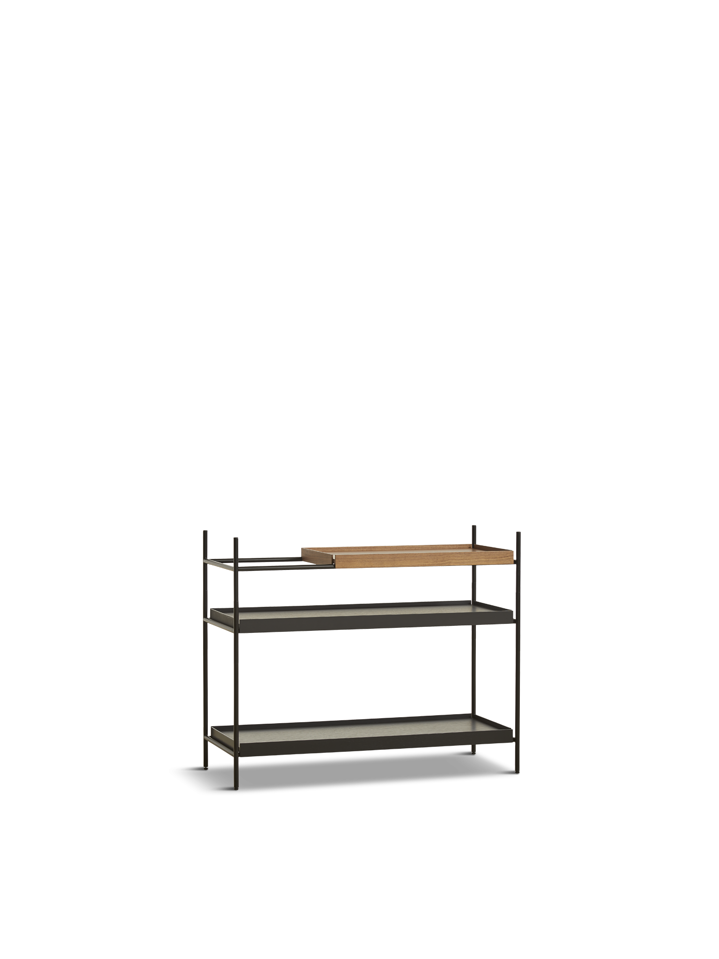 WOUD WOUD Tray Shelf (Low) - Walnut - Style 7