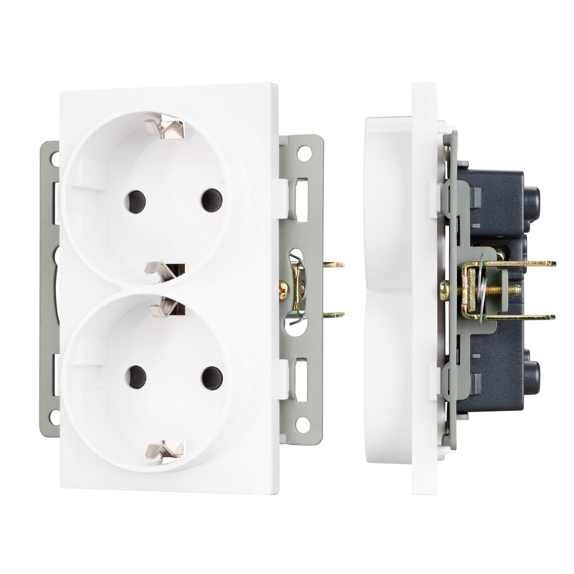 Механизм электрической розетки SCT-MEUD-PL-WH (250V, 16A) (Arlight, -) 043764