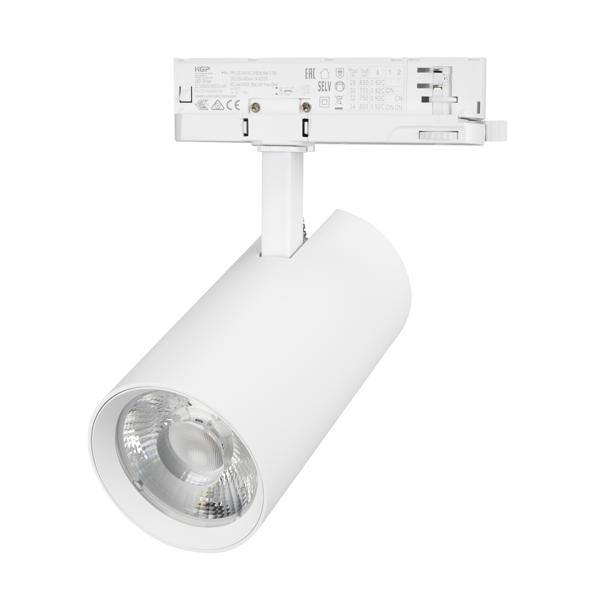 Arlight Светильник LGD-GERA-4TR-R90-30W Warm3000 (WH, 24 deg, 230V) (Arlight, IP20 Металл, 5 лет) 055187