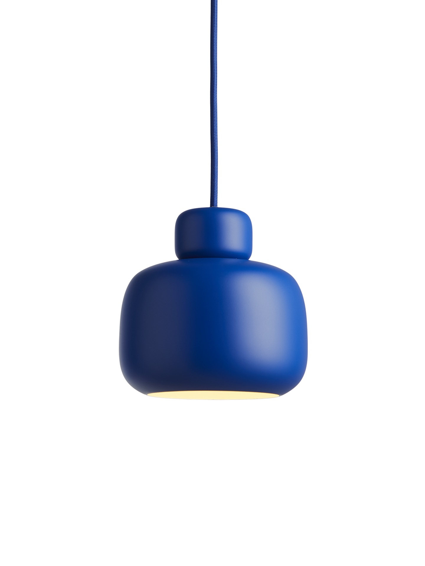 WOUD WOUD Stone pendant (Small) - Cobalt blue