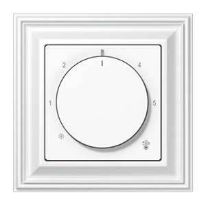 Jung Eco Profi Deco терморегулятор для теплого пола, механический, цвет белый глянцевый