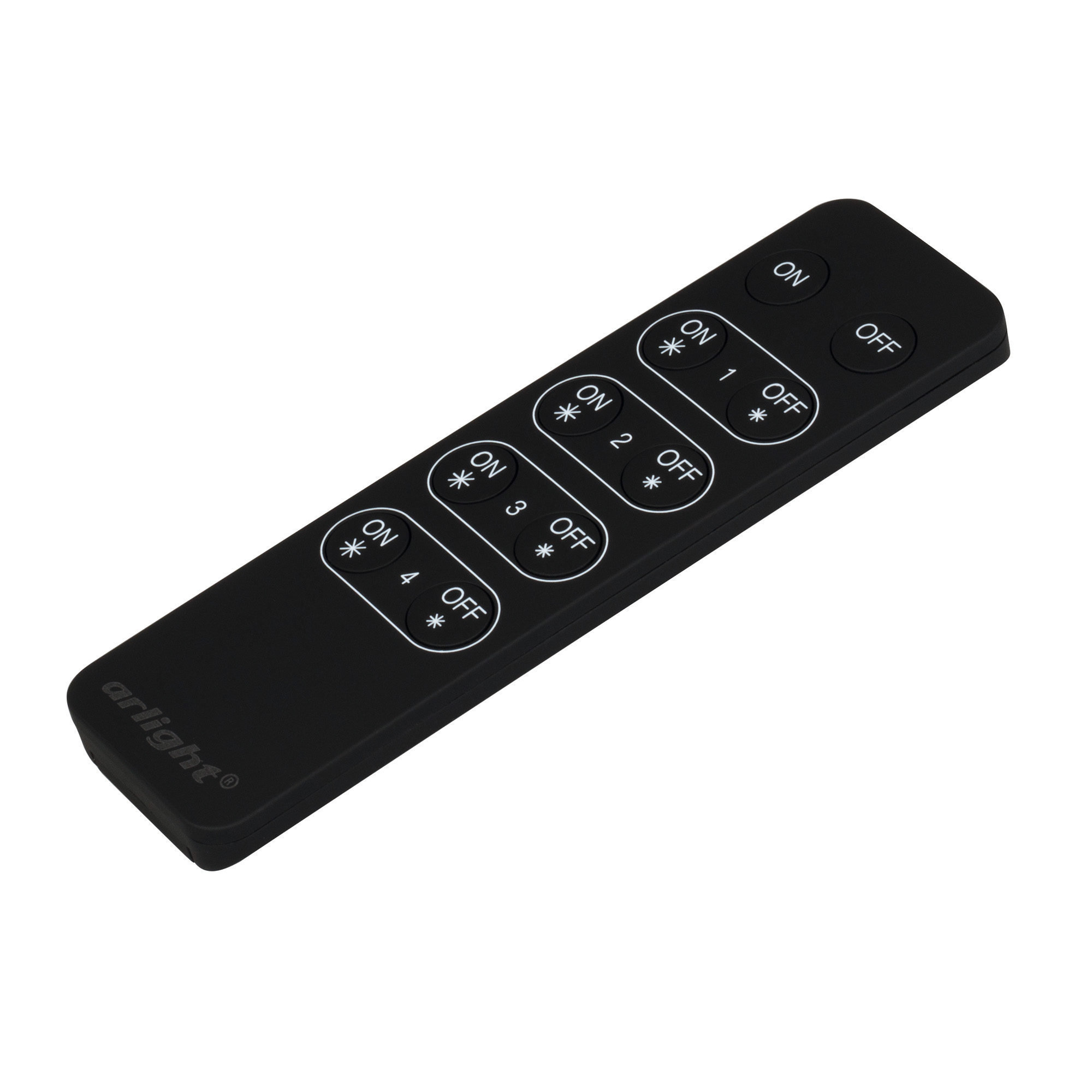 Пульт SR-2833K4 Black (диммер 4 зоны) (Arlight, IP20 Пластик, 3 года) 021057