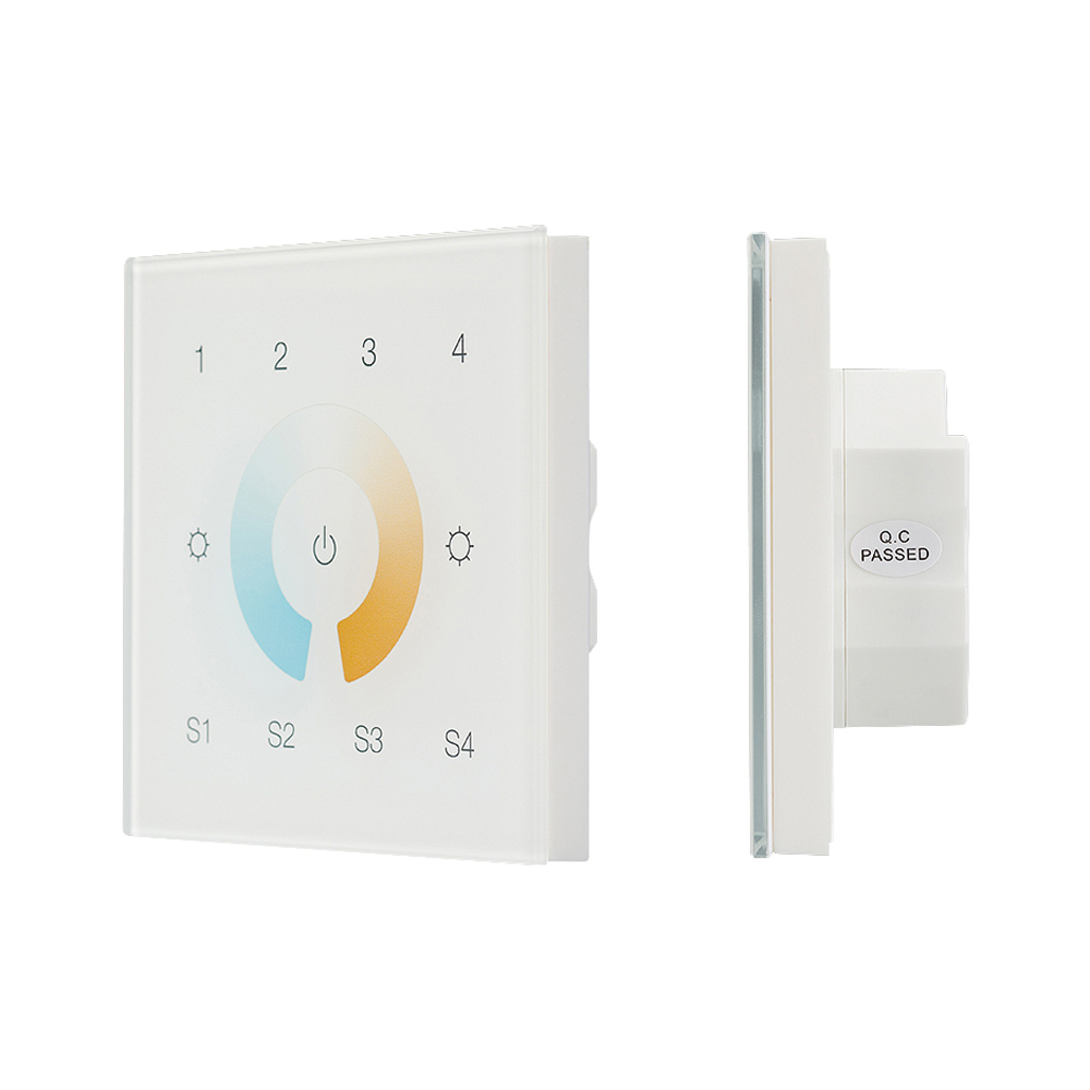 Arlight INTELLIGENT ARLIGHT Сенсорная панель DALI-901-11-4G-4SC-MIX-DT8-IN White (BUS/230V) (IARL, IP20 Пластик, 3 года) 037198