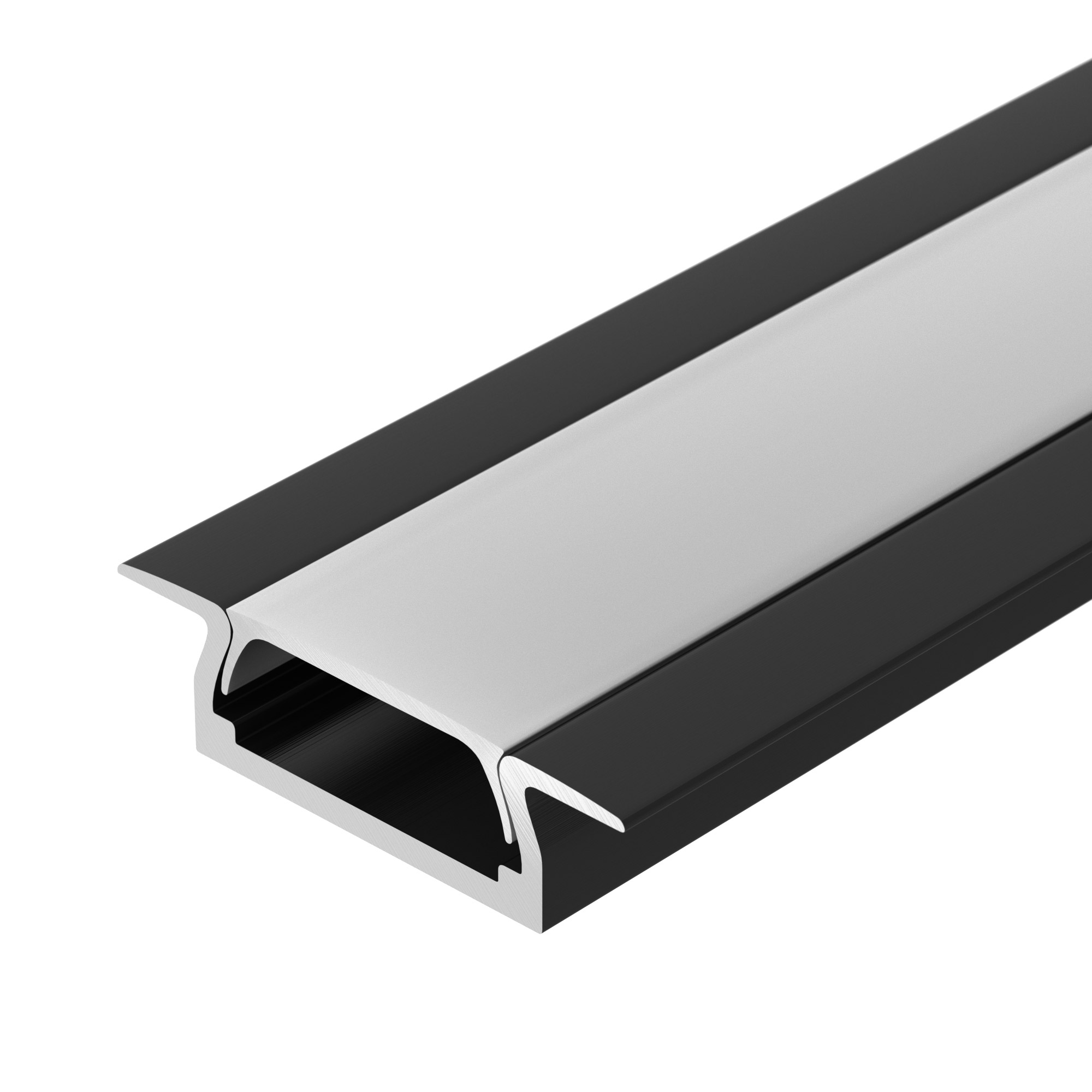 Arlight Профиль MIC-F-2000 ANOD Black (Arlight, Алюминий) 015039