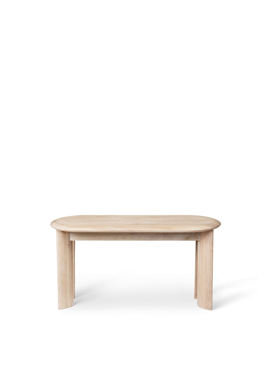 Ferm Living Ferm Living Bevel Bench - White Stained Oak