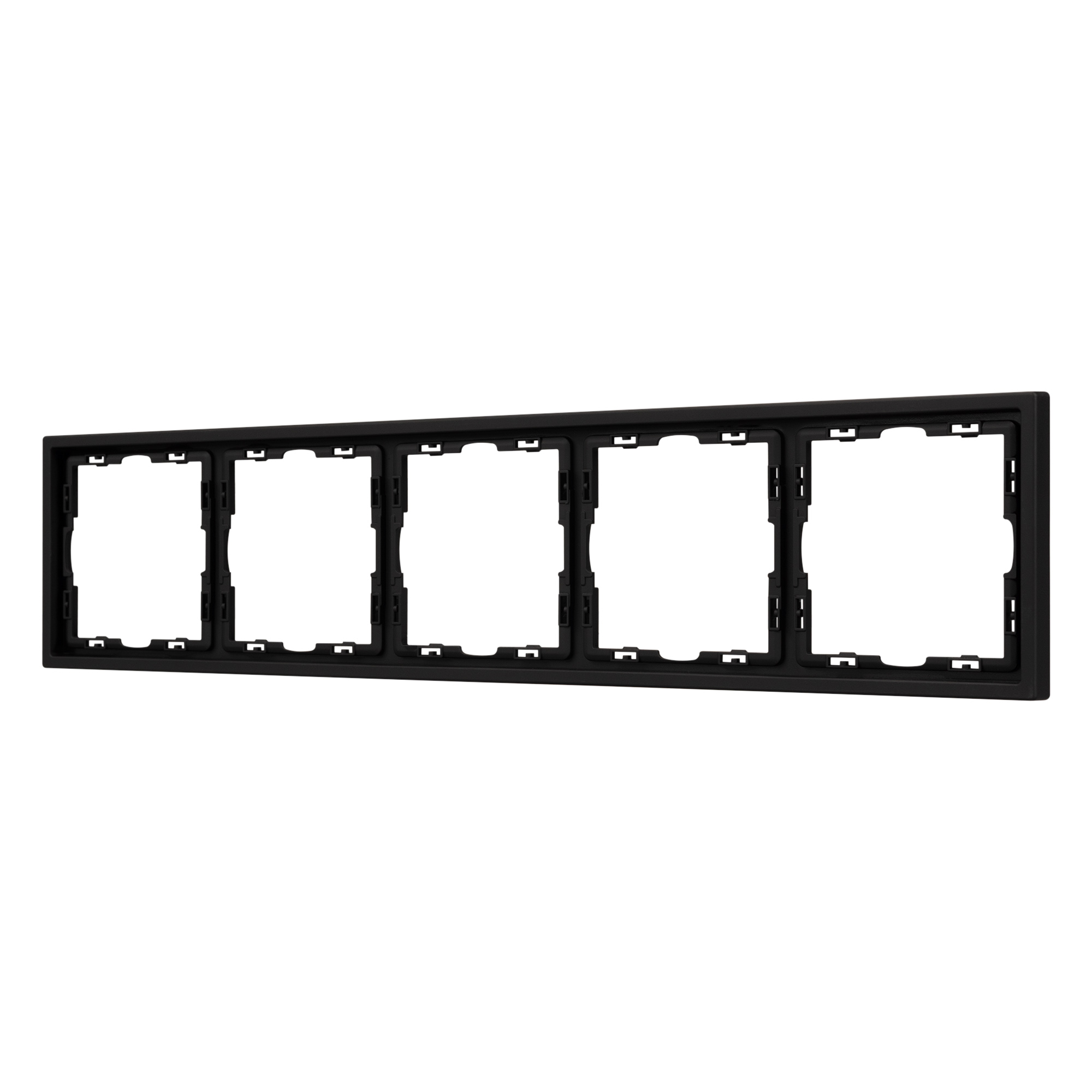 Arlight Рамка пластиковая FRM-NOBE-SFPL-5-BK (Arlight, Черный оникс) 054228
