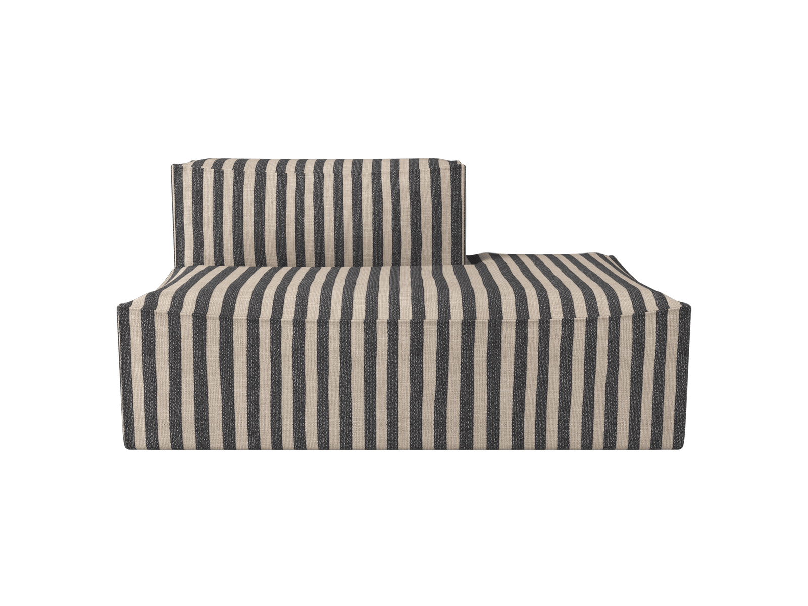 Ferm Living Ferm Living Catena Sofa Open End Right S301 - Louisiana - Sand/Black