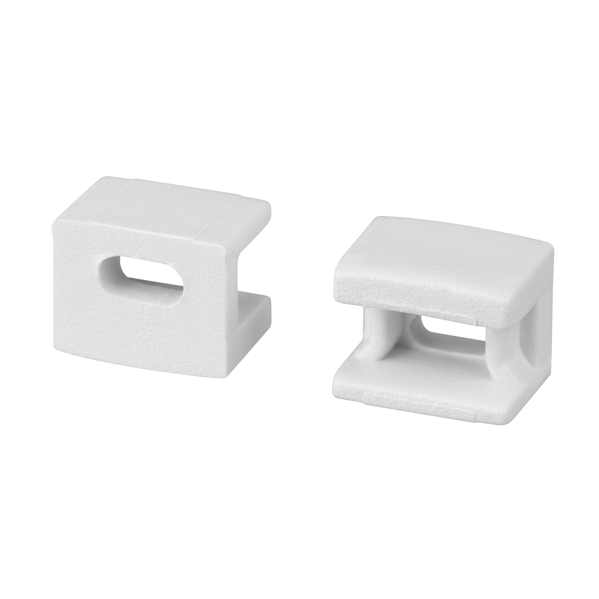 Arlight Заглушка PLINTUS-FANTOM-BENT WHITE с отверстием (Arlight, Пластик) 043898