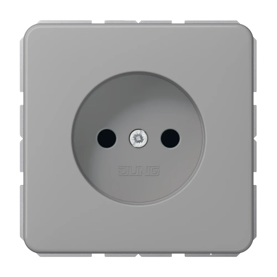 Jung Розетка 2-полюсная без заземляющего контакта, CD1510NGR CD1510NGR