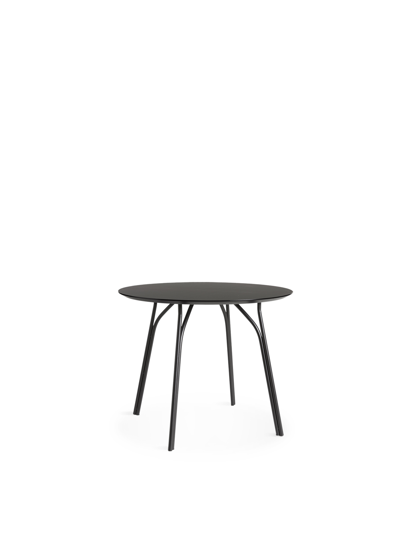 WOUD WOUD Tree dining table (90 cm) - Charcoal black/black