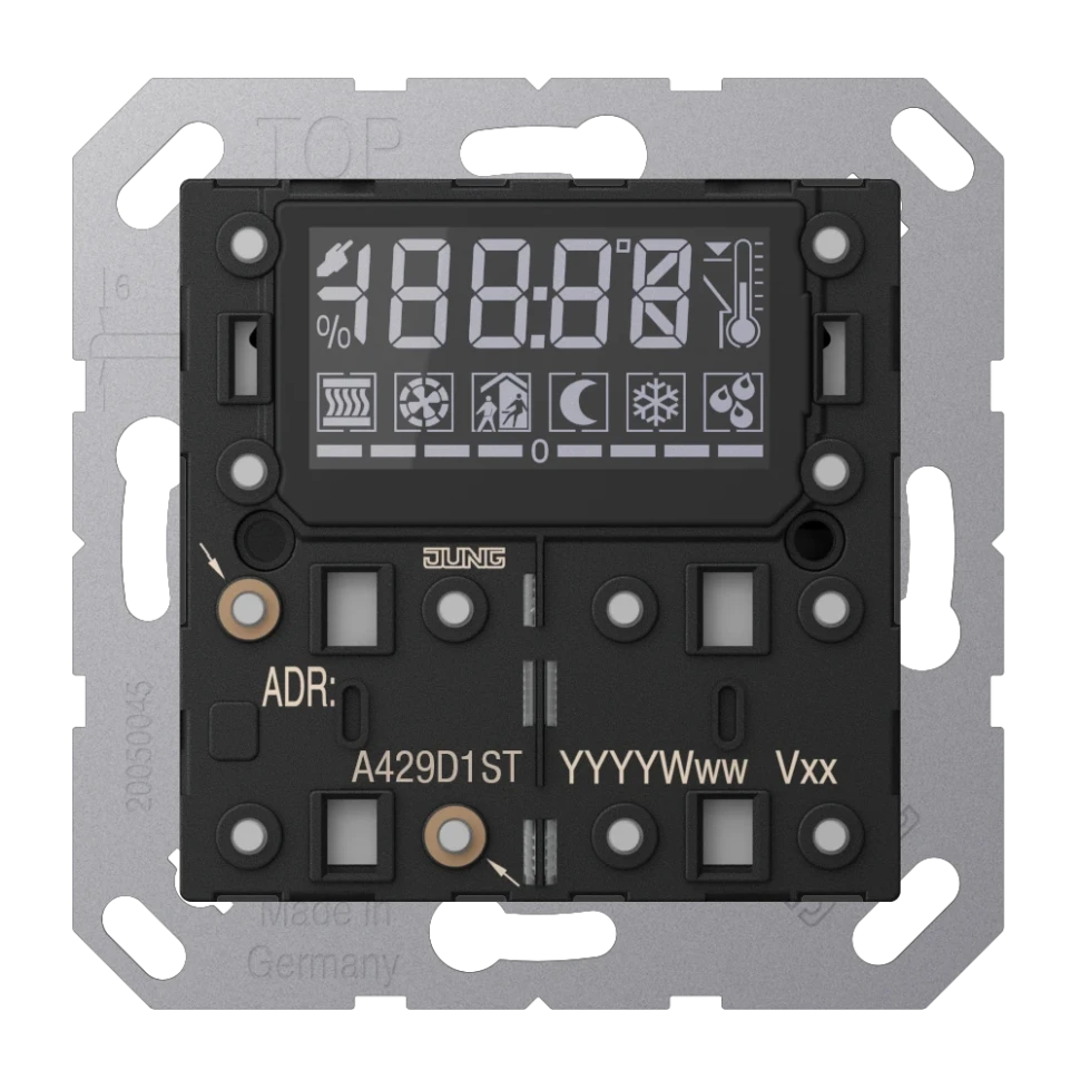 Jung KNX кнопочный модуль, F40, Secure, серия AS/A, 3 группы, A429D1ST A429D1ST
