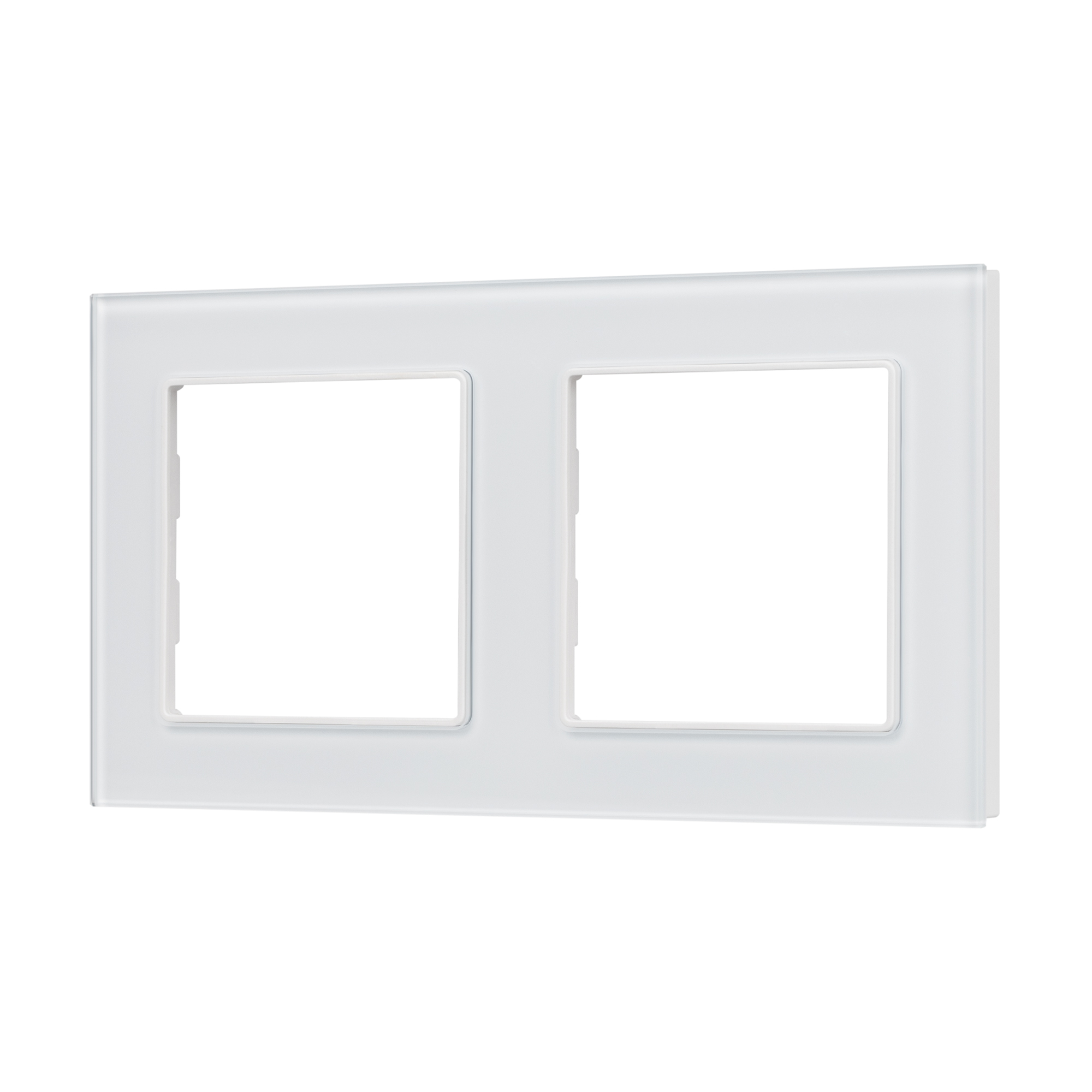 Рамка стеклянная FRM-GLARE-GS-2-WH (Arlight, -) 043796
