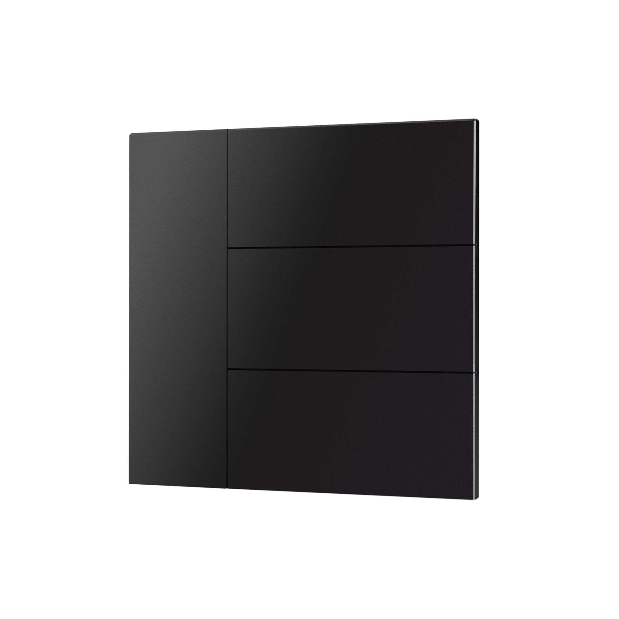 INTELLIGENT ARLIGHT Накладка панели KNX-23-4G-SUF Black (Backlightless) (IARL, IP20 Металл, 2 года) 052878