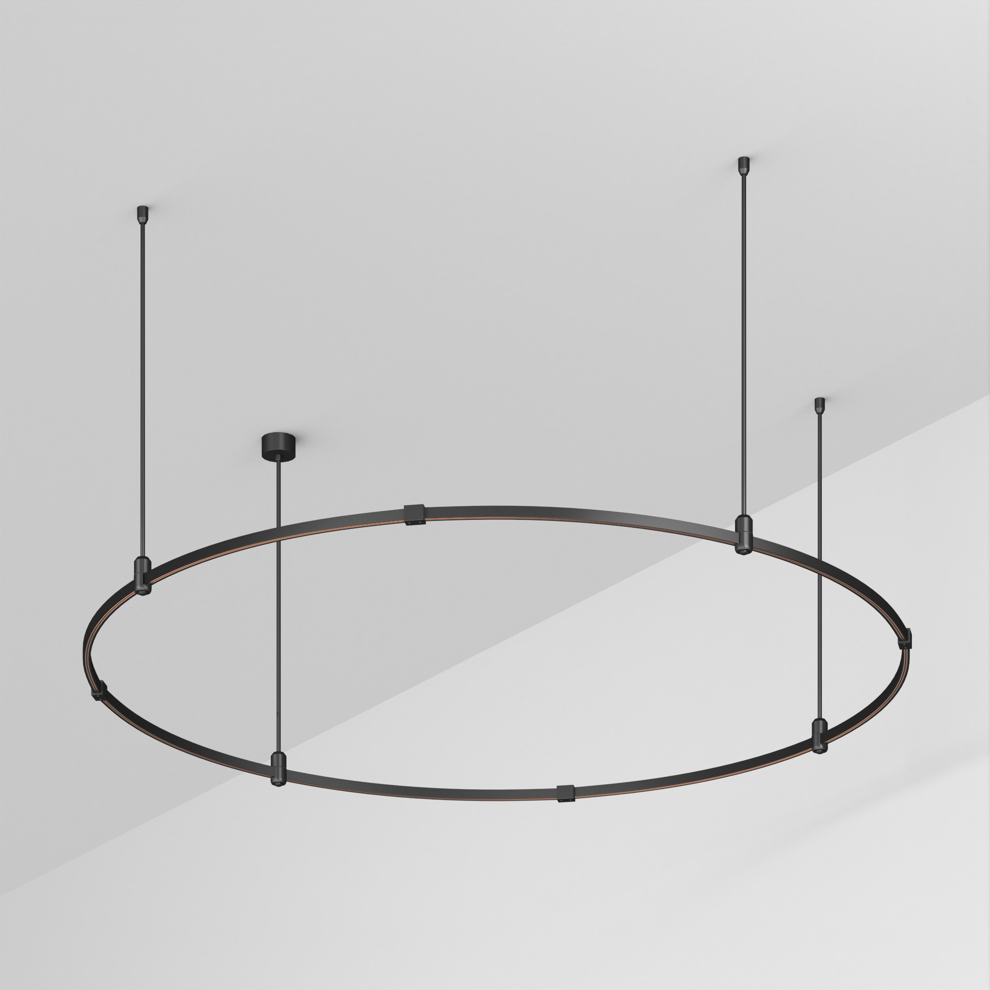 Arlight Основание ART-APRIORI-ROUND-ROD-400-R1500 (BK) (Arlight, IP20 Металл, 3 года) 048498