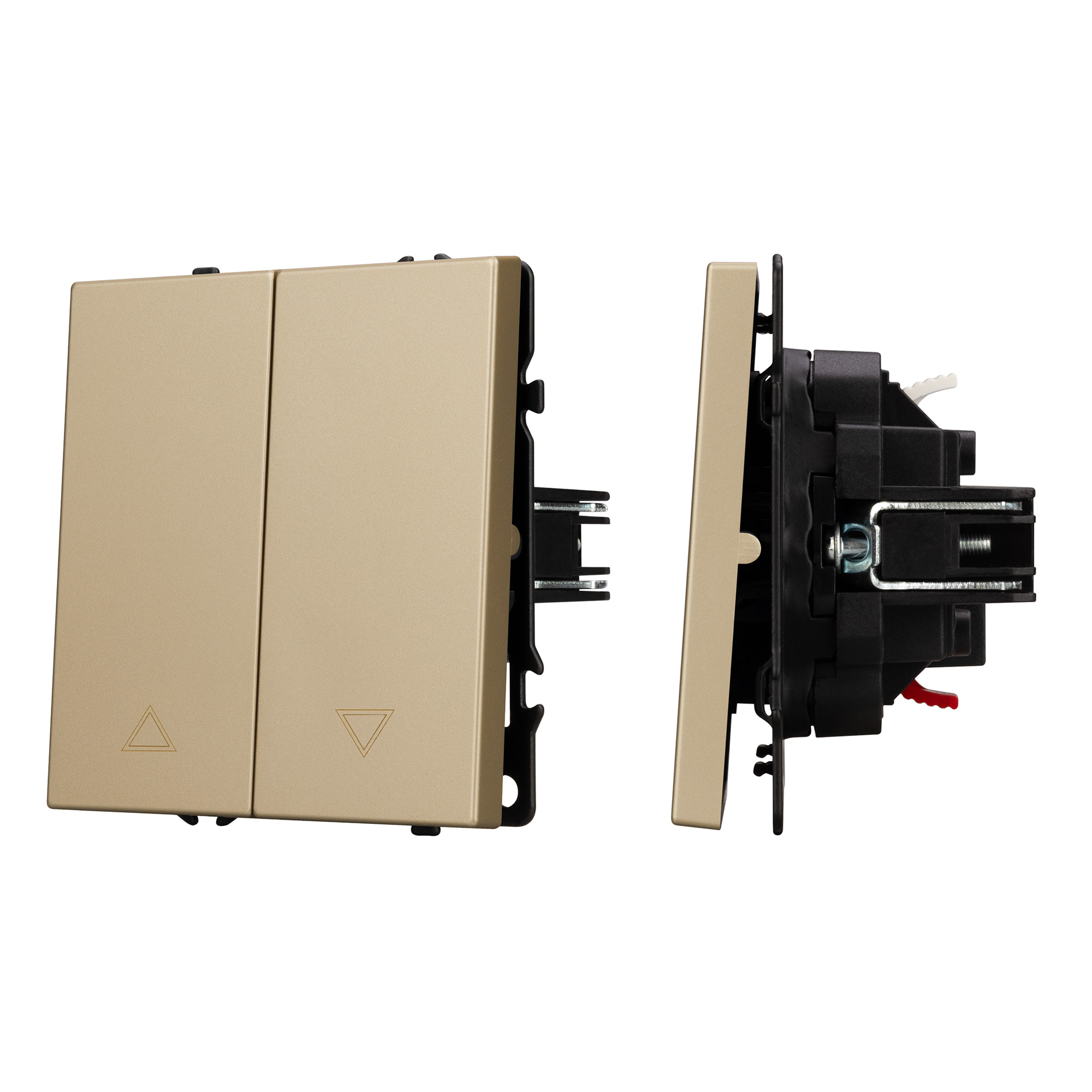 Arlight Механизм выключателя управления шторами SWT-NOBE-MKR2-SFPL-GD (230V, 10A) (Arlight, Золотой песок) 054274