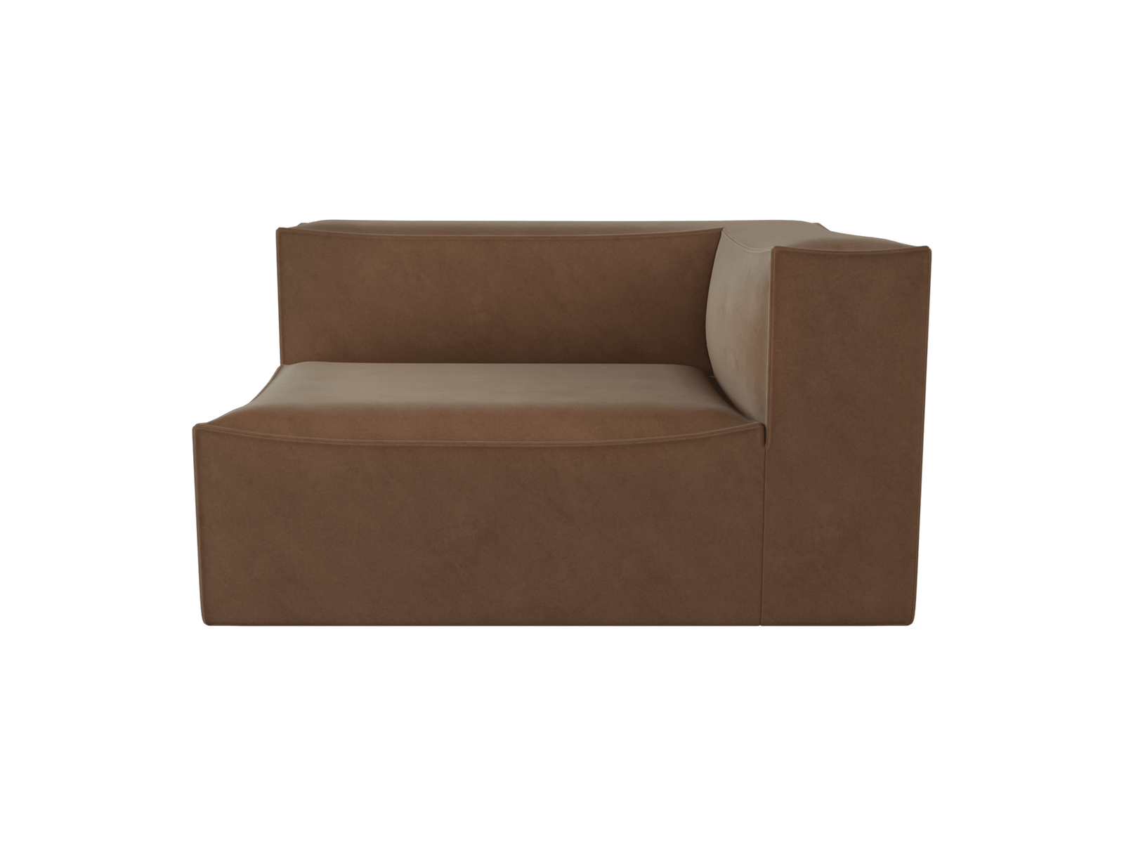 Ferm Living Ferm Living Catena Sofa Armrest Right L401 - Rich Velvet - Soft Brown