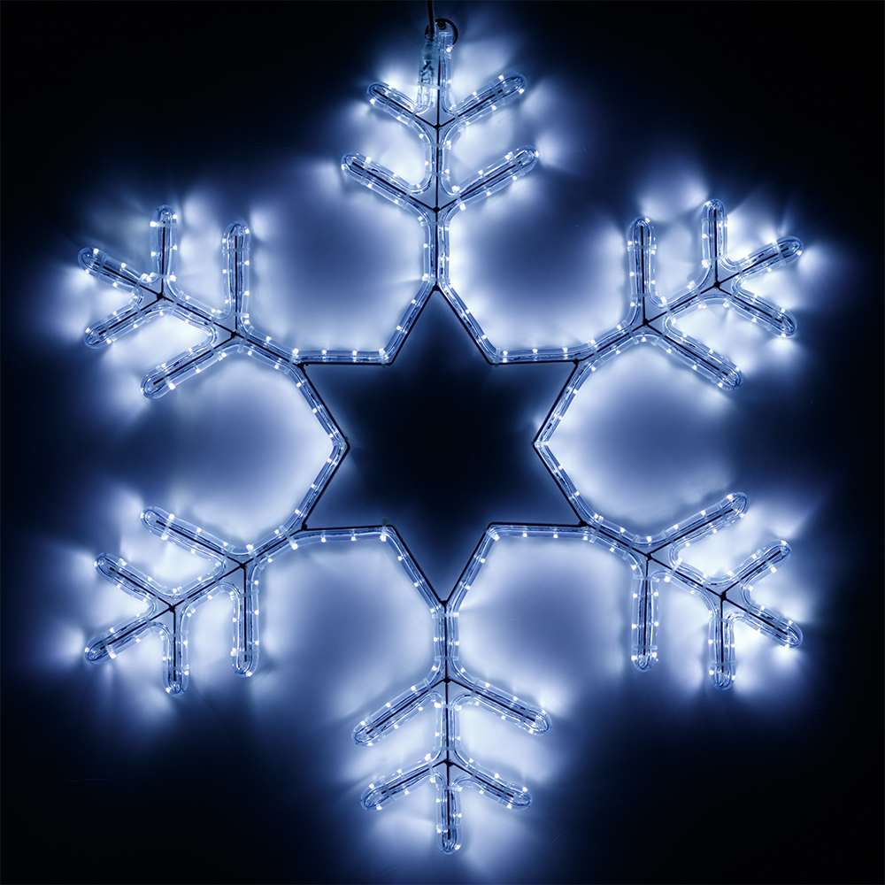 Arlight Фигура cветодиодная ARD-SNOWFLAKE-M4-750x750-324LED White (230V, 18W) (Ardecoled, IP65) 025307
