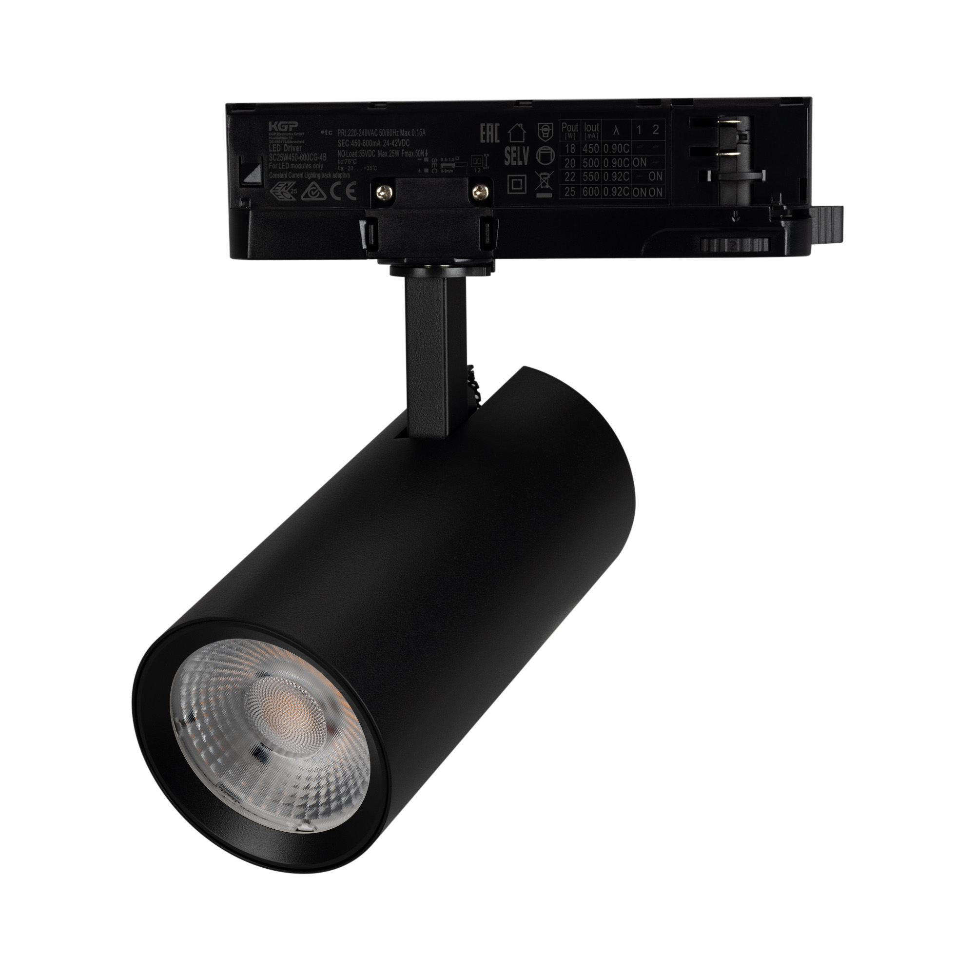 Arlight Светильник LGD-GERA-4TR-R74-20W Warm3000 (BK, 55 deg, 230V) (Arlight, IP20 Металл, 5 лет) 055173