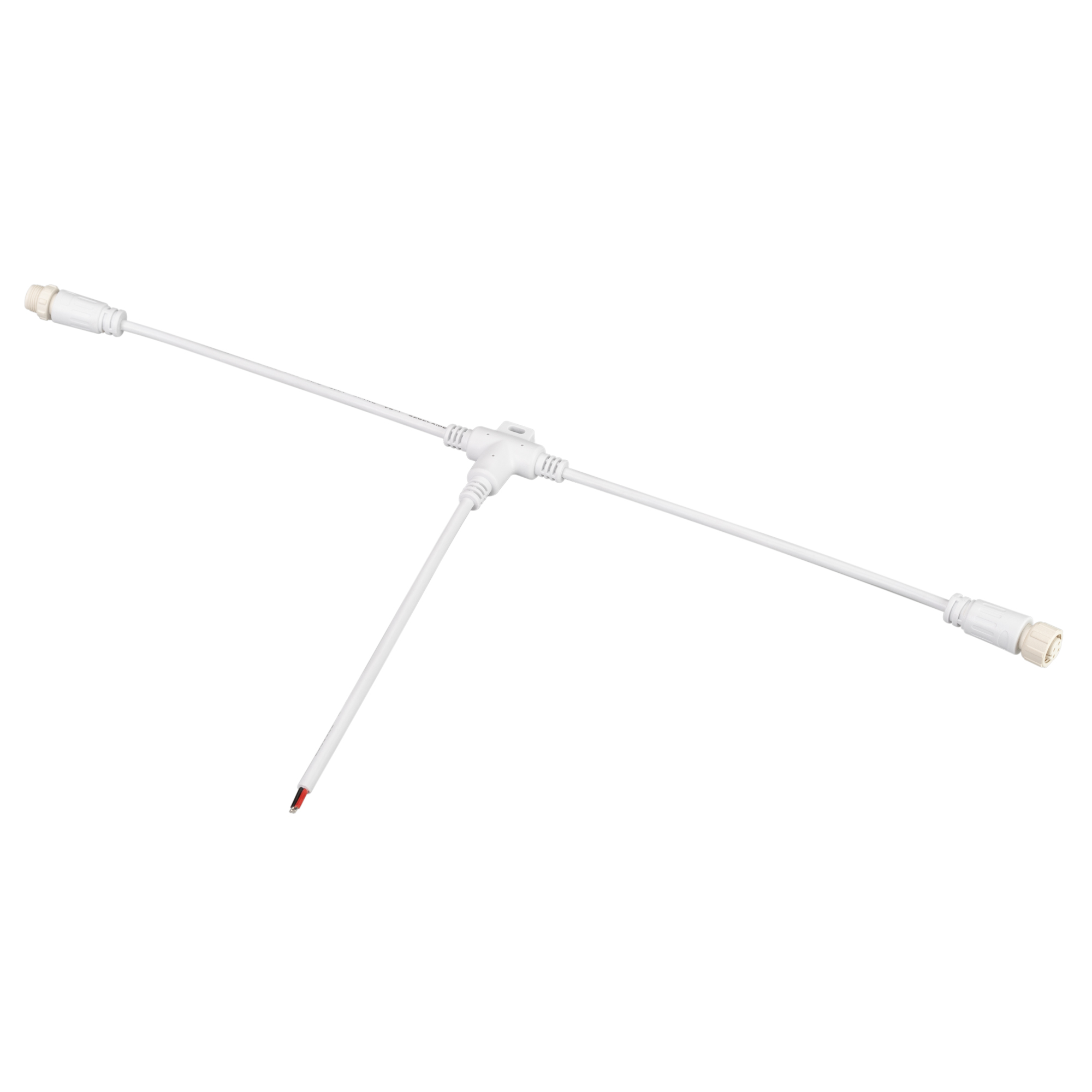 Arlight Коннектор питания ARL-MOONLIGHT-SPI/DMX-CON-POWER-T-MID-WIRE-WH (Arlight, IP67 Пластик, 3 года) 031466