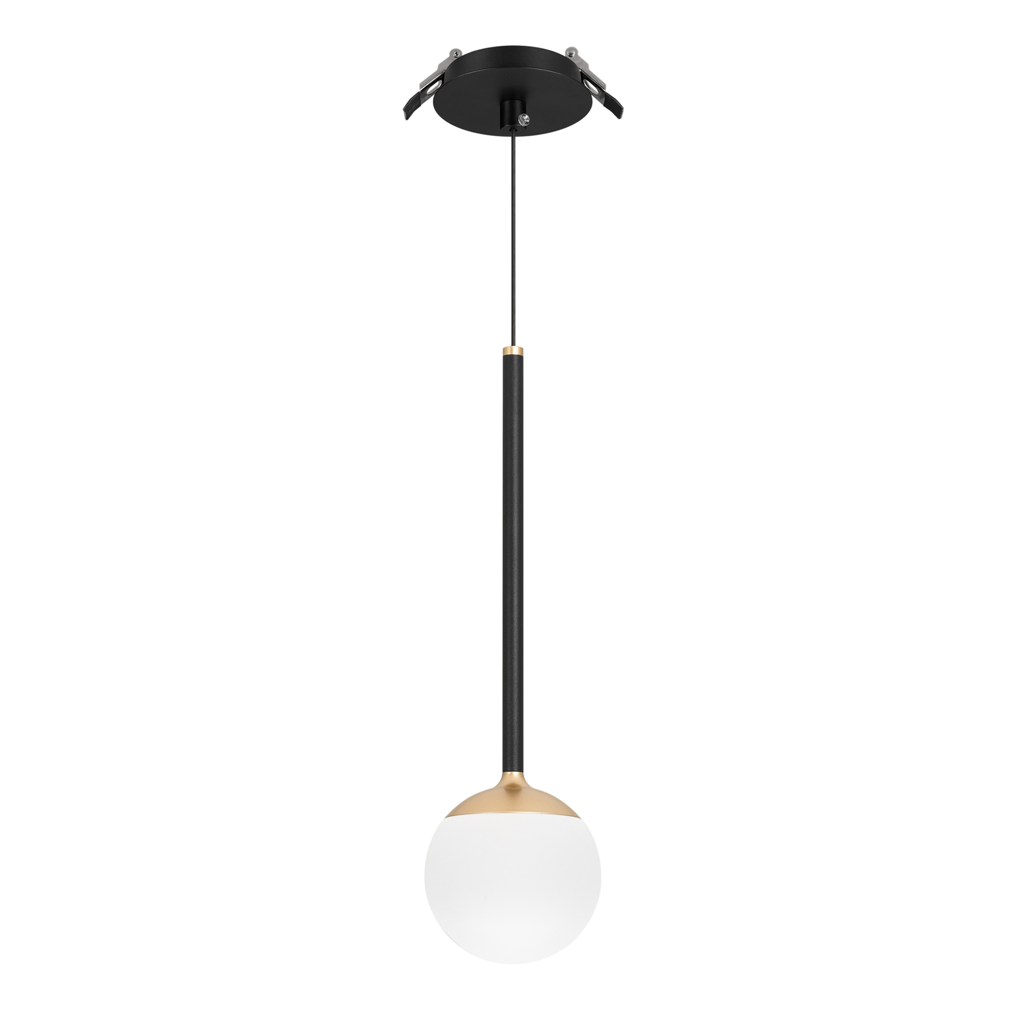Arlight Светильник SP-BEADS-HANG-BUILT-T-R100-8W Warm3000 (BK-GD, 180 deg, 230V) (Arlight, IP20 Металл, 5 лет) 056420