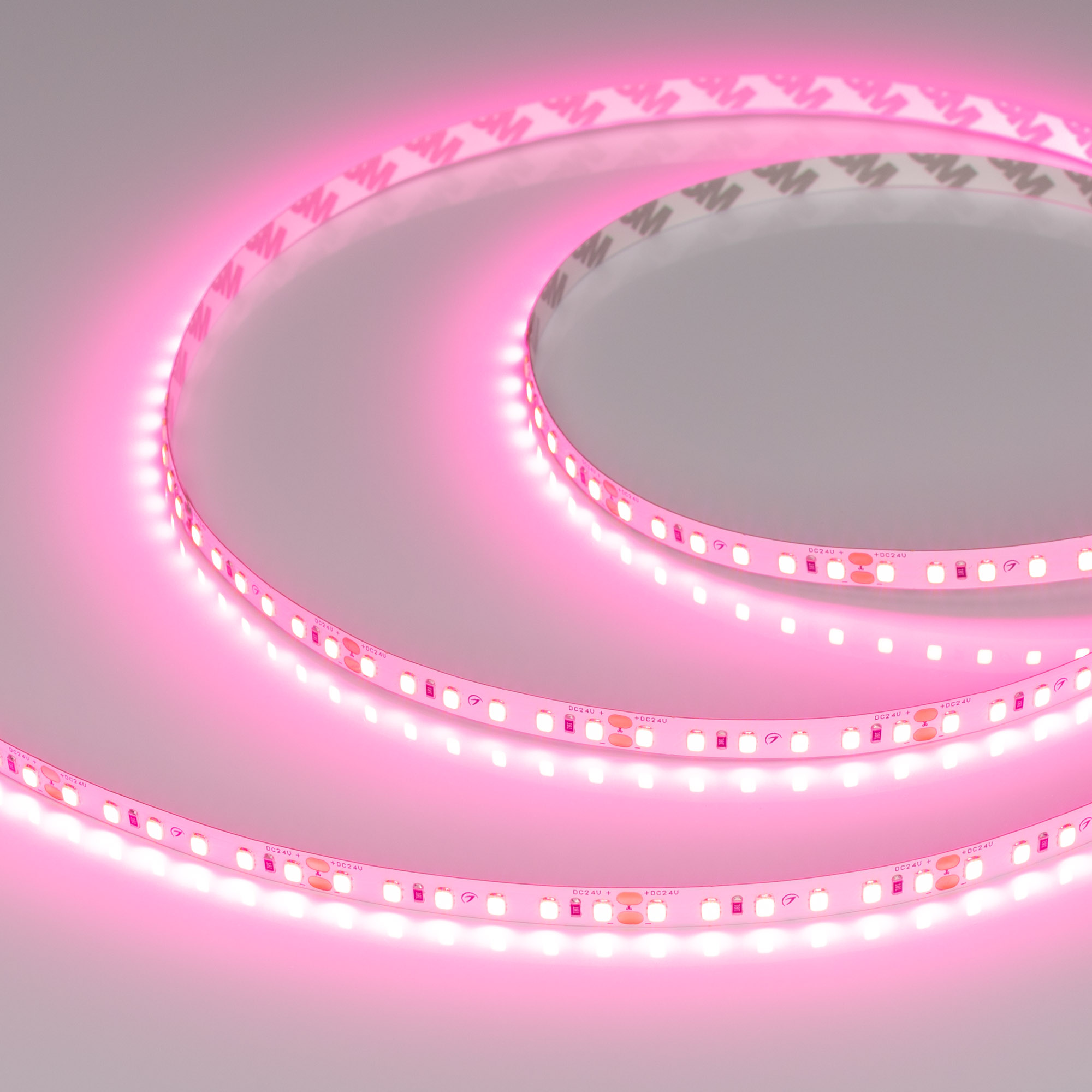Arlight Светодиодная лента RT-A120-8mm 24V Pink (9.6 W/m, IP20, 2835, 5m) (Arlight, -) 043380