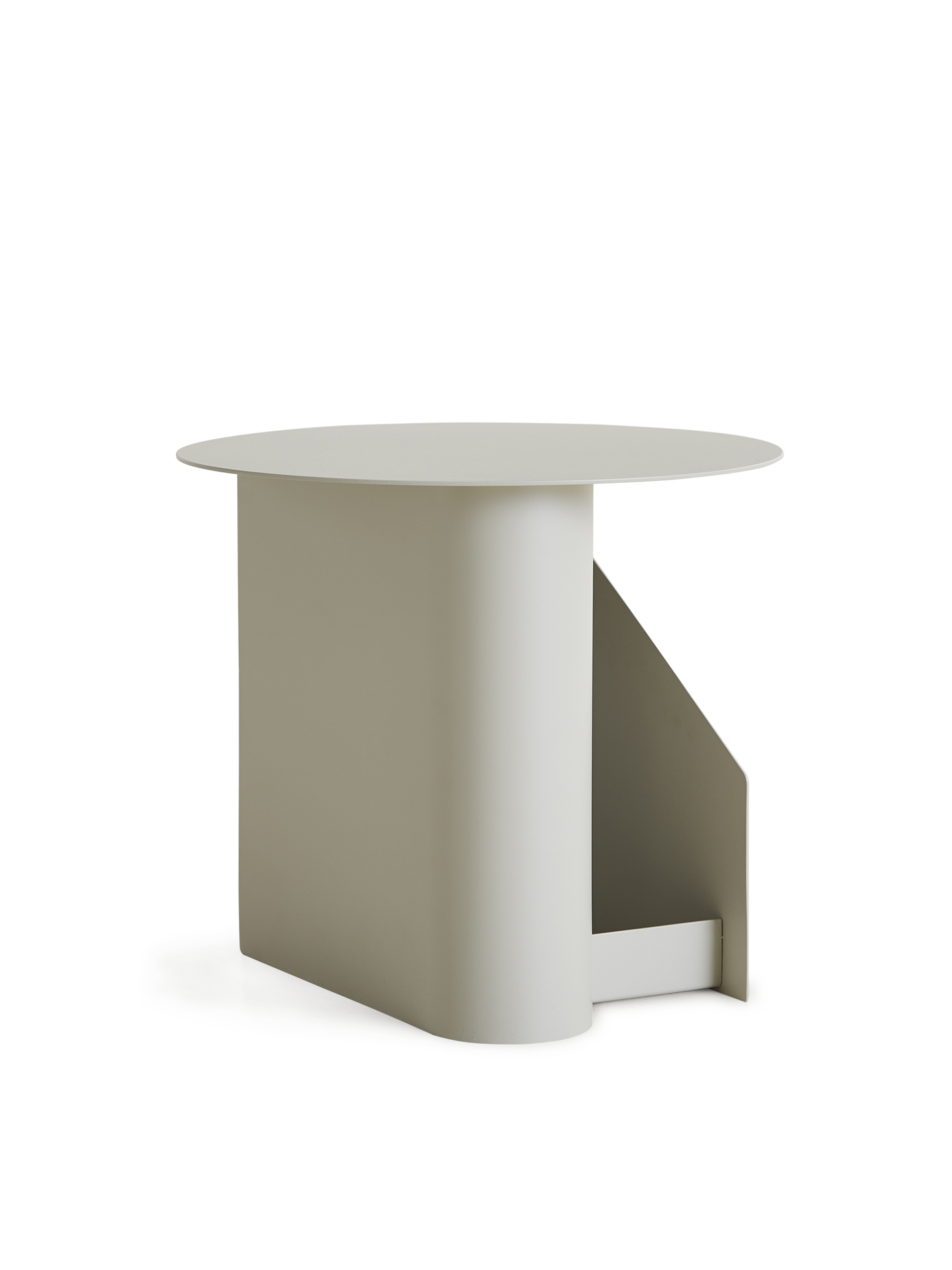 WOUD WOUD Sentrum side table - Warm grey