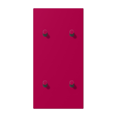 JUNG Накладка с 2 х 2 тумблерами, вертик., Jung LC12-25R0230