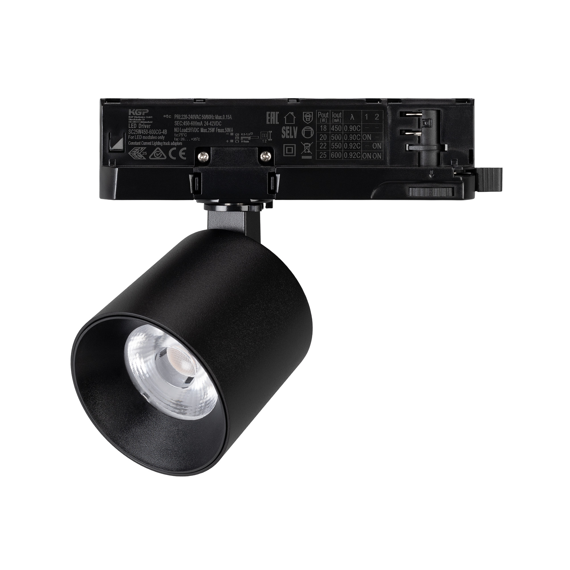 Arlight Светильник LGD-DYKE-4TR-R75-16W Warm3000 (BK, 20 deg, 230V, DALI) (Arlight, IP20 Металл, 5 лет) 058713