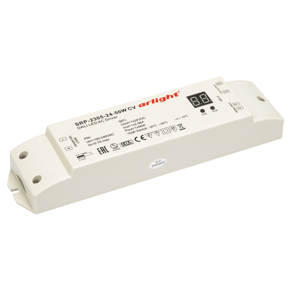 Arlight Диммер DALI-SRP-2305-24-50W-CV (220V, 24V, 50W) (Arlight, Пластик) 020729