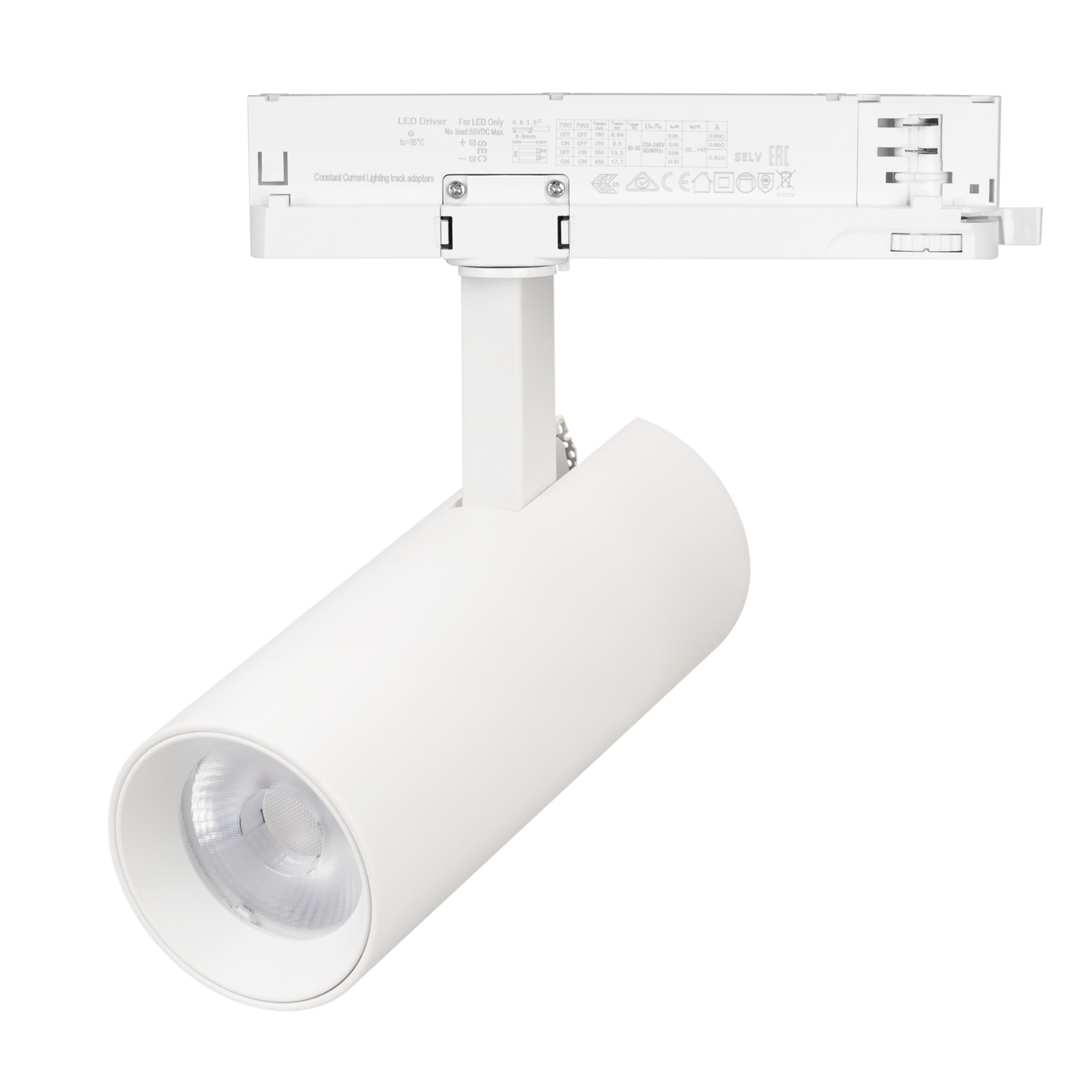 Arlight Светильник LGD-GERA-4TR-R74-20W Warm3000 (WH, 55 deg, 230V, DALI) (Arlight, IP20 Металл, 5 лет) 058811