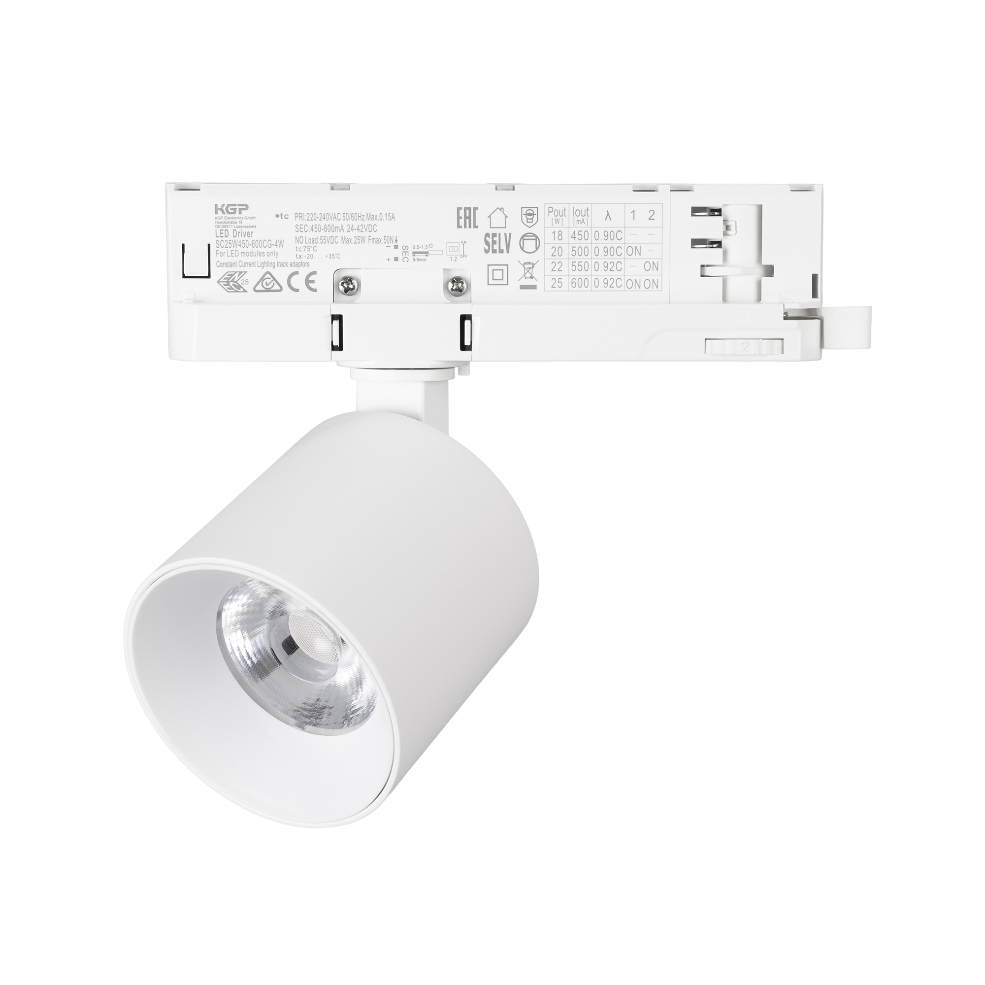 Arlight Светильник LGD-DYKE-4TR-R75-16W Warm3000 (WH, 50 deg, 230V, DALI) (Arlight, IP20 Металл, 5 лет) 058692