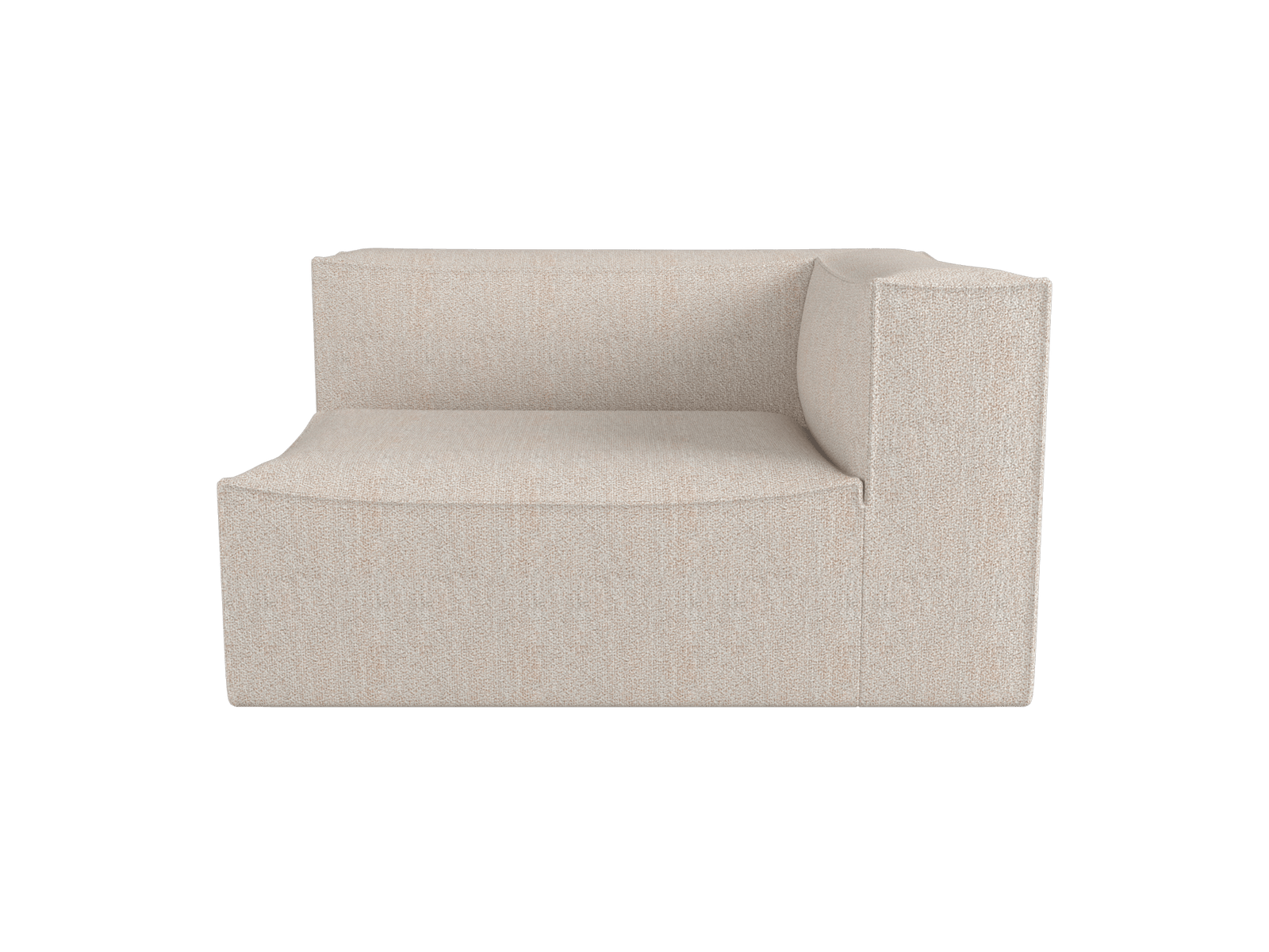 Ferm Living Ferm Living Catena Sofa Armrest Right L401 - Soft Bouclé - Natural
