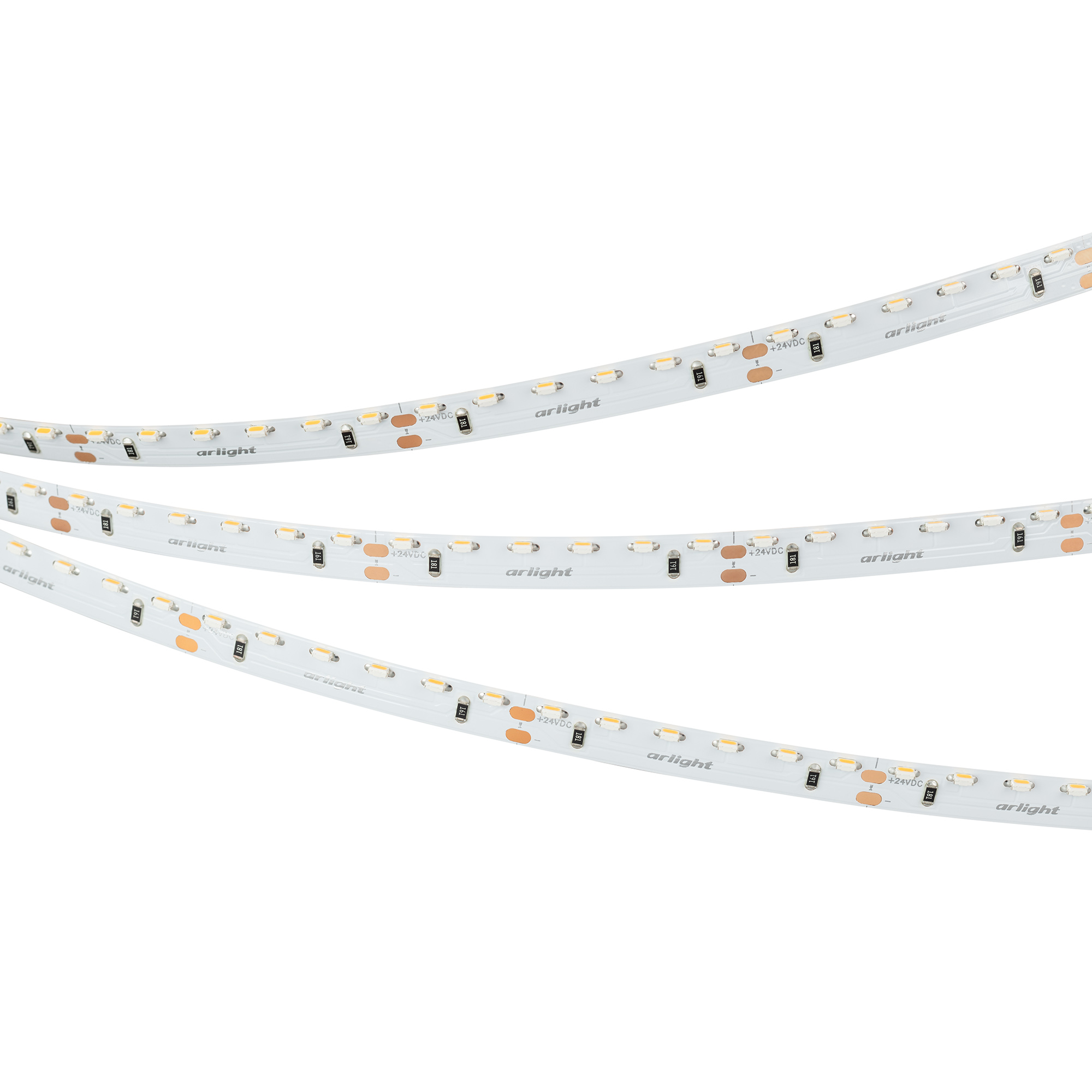 Arlight Светодиодная лента RS-S120-8mm 24V Warm2700 (9.6 W/m, IP20, 3014, 5m) (Arlight, боковое свечение) 039430