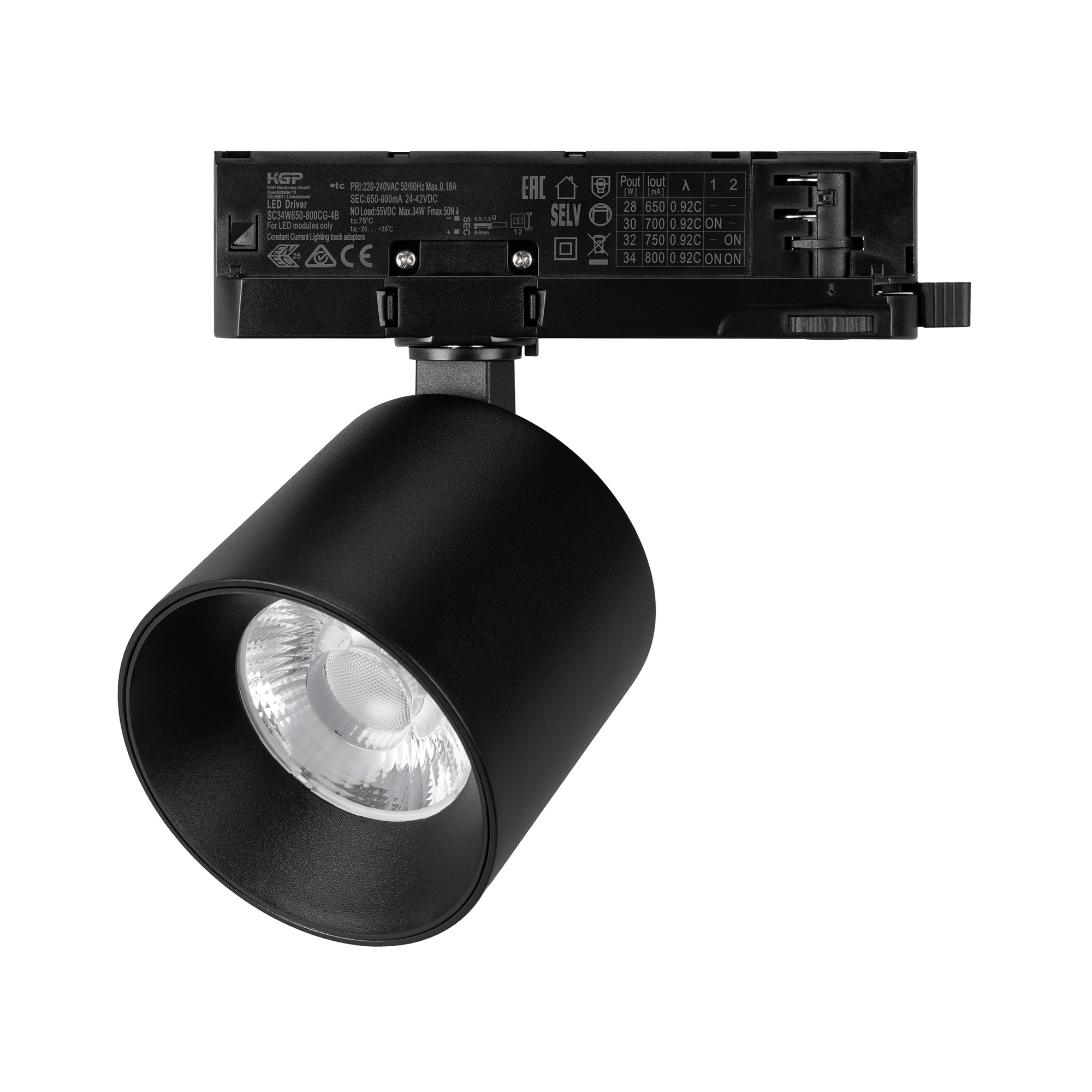 Arlight Светильник LGD-DYKE-4TR-R90-26W Day4000 (BK, 20 deg, 230V, DALI) (Arlight, IP20 Металл, 5 лет) 058716