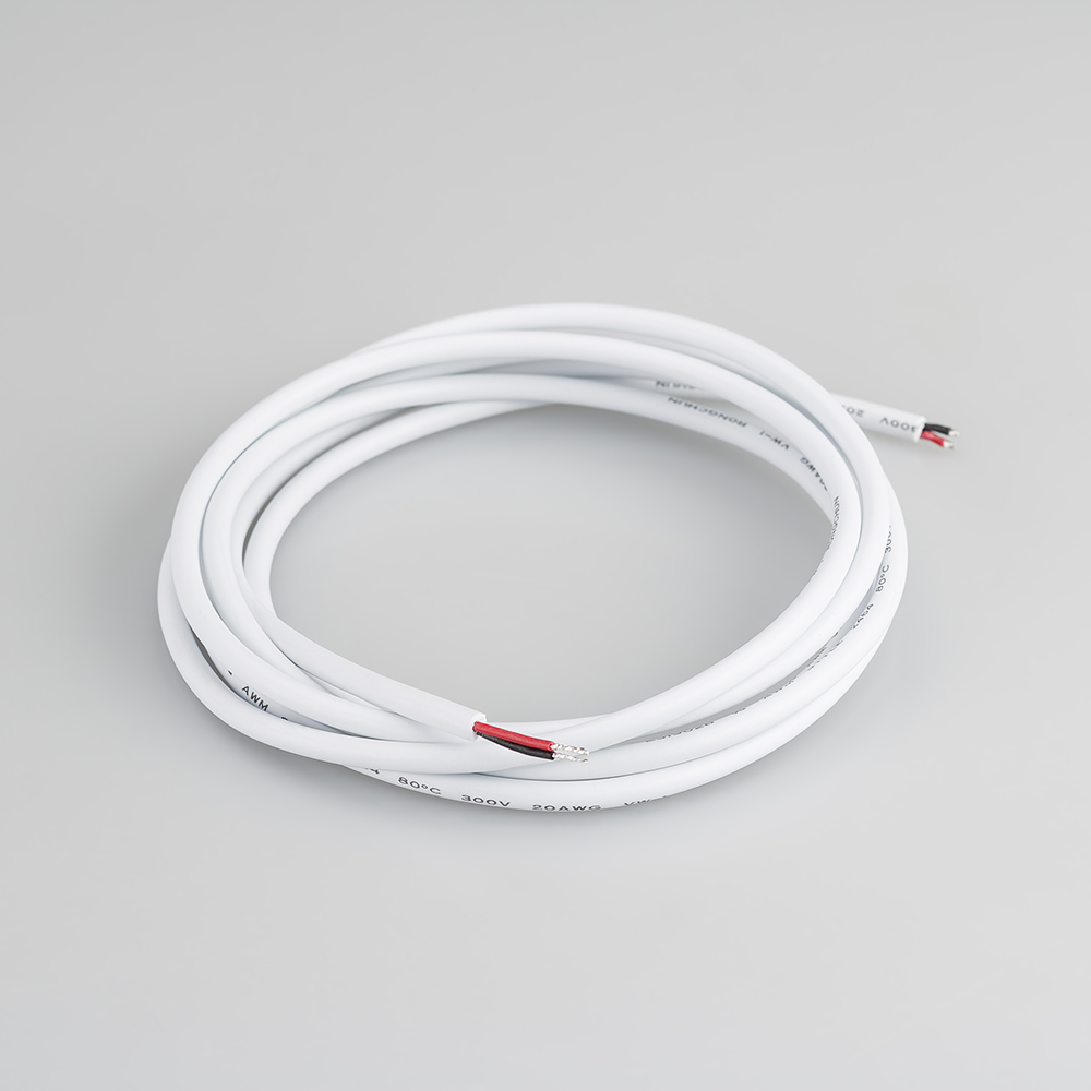 Arlight Провод питания ARL-MOONLIGHT-18AWG-2W-D6-CU-2000 White (Arlight, Закрытый) 025560
