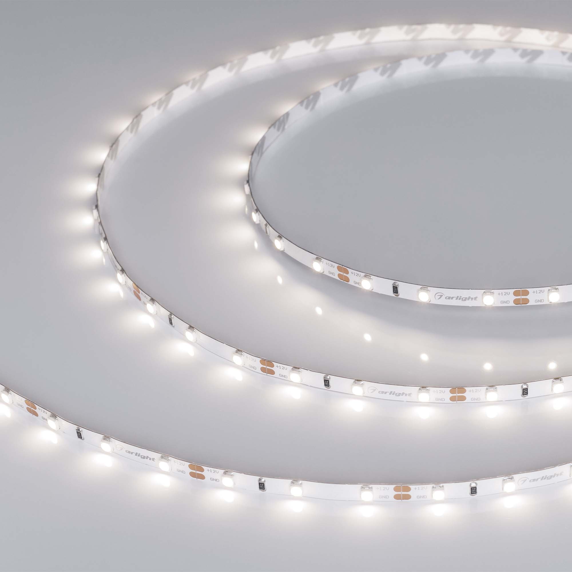 Arlight Светодиодная лента RT-A60-5mm 12V Day4000 (4.8 W/m, IP20, 2835, 5m) (Arlight, 4.8 Вт/м, IP20) 028613(2)