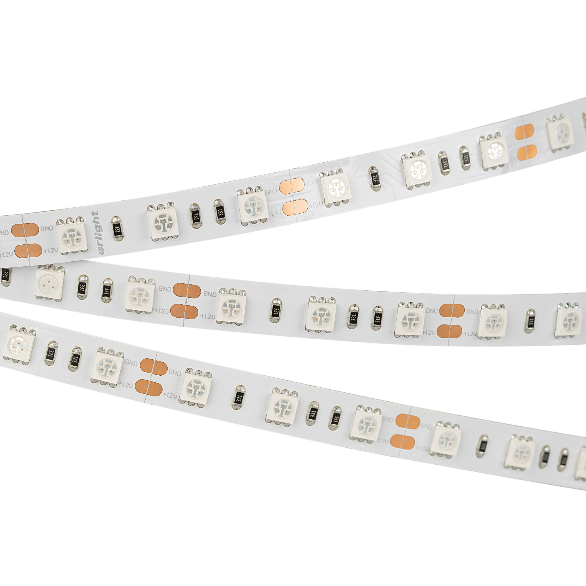 Arlight Светодиодная лента RT-B60-10mm 12V Orange (14.4 W/m, IP20, 5060, 5m) (Arlight, Открытый) 015972(2)