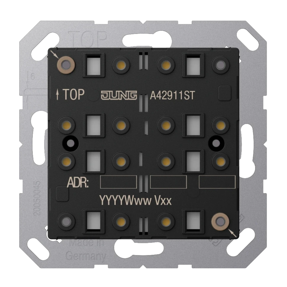 Jung KNX кнопочный модуль Универсальный, F40, Secure, серия AS/A, 1 группа, A42911ST A42911ST