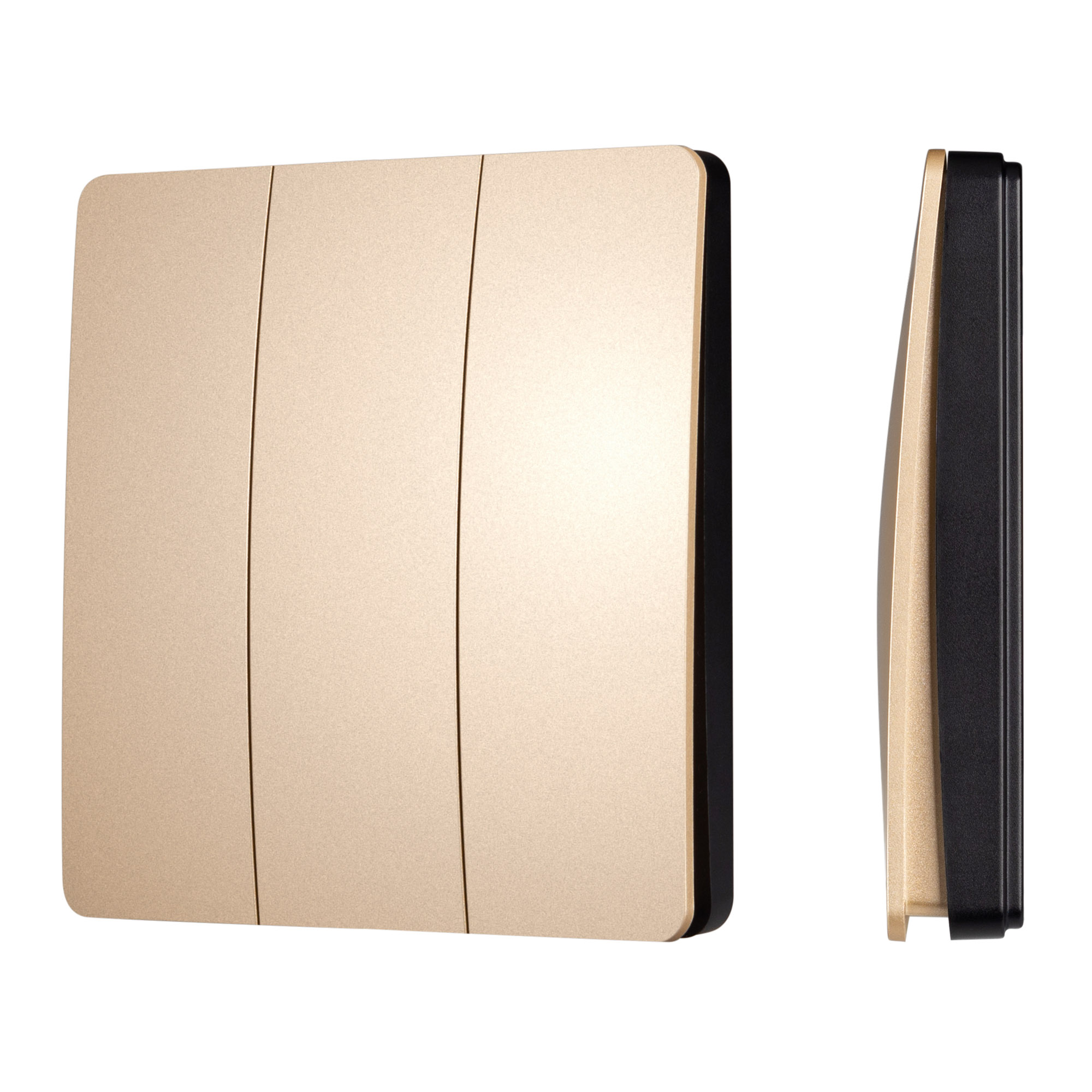 Arlight INTELLIGENT ARLIGHT Кнопочная панель KINETIC-801-22-3G-WP-SUF Gold (No battery, IP67, 433Mhz) (IARL, IP67 Пластик, 3 года) 051677