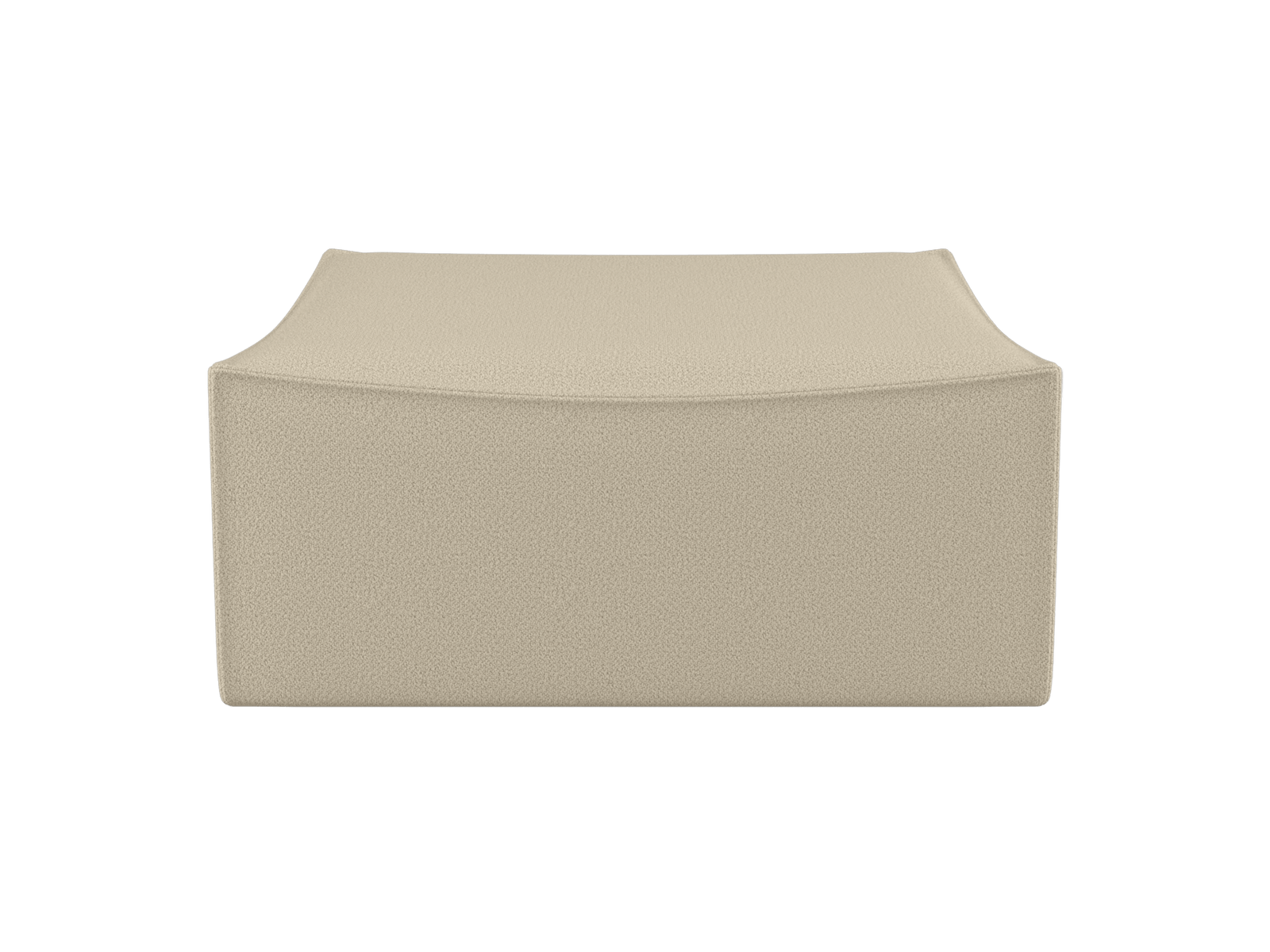Ferm Living Ferm Living Catena Pouf Square S500 - Grain - Cashmere