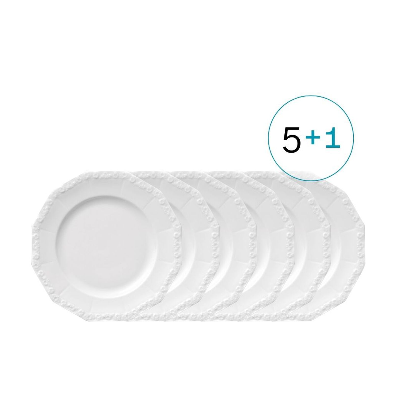 Rosenthal Rosenthal Set 5+1, 6 x piatto piano 21 cm